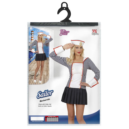 "MATROSIN" (Kleid mit Kragen, Mütze) – Ansicht 4