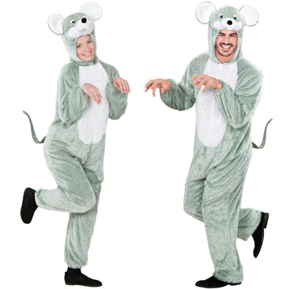 "MAUS FUNNY" (Overall mit Kapuze) – Vorderansicht