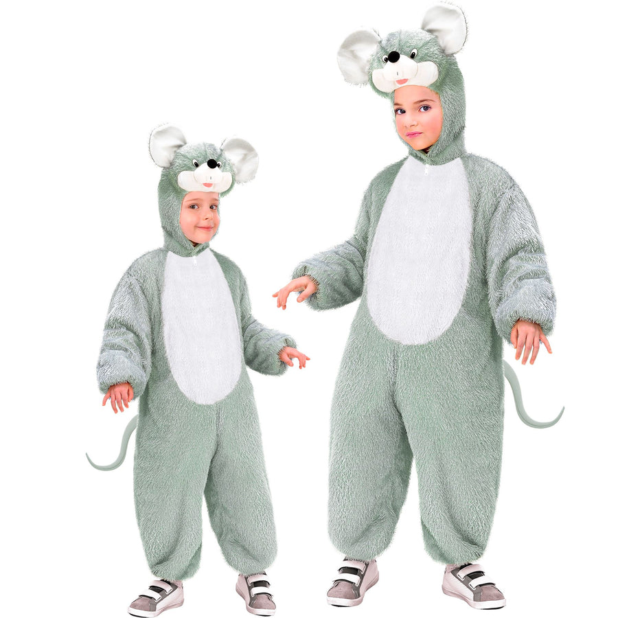"MAUS FUNNY" (Overall mit Kapuze) – Vorderansicht