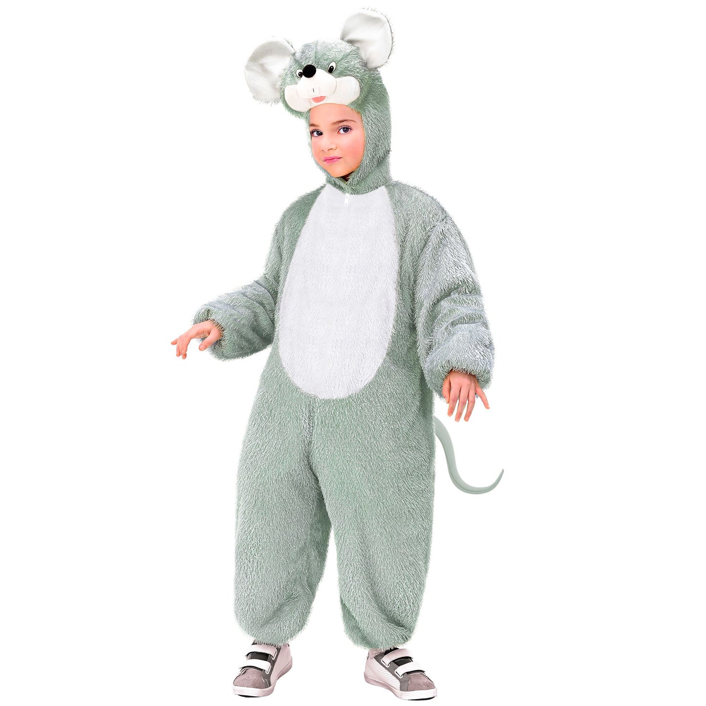 "MAUS FUNNY" (Overall mit Kapuze) – Detailansicht