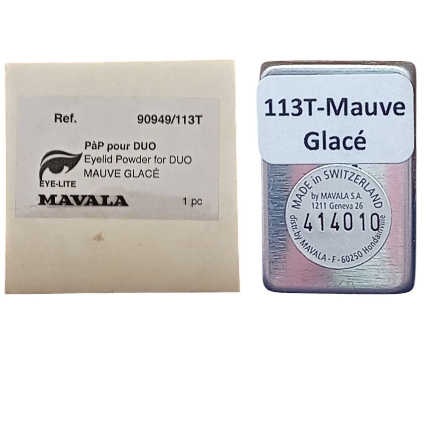 Mavala, Duo Satin, Lidschattenpuder, Mauve Glace, x, 1.2 g *Tester
