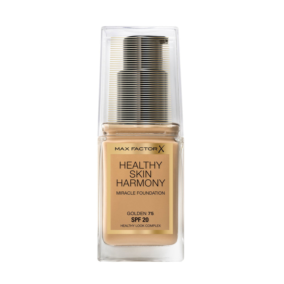 Max Factor, Healthy Skin Harmony, Flüssige Grundierung, 75, Golden, SPF 20, 30 ml