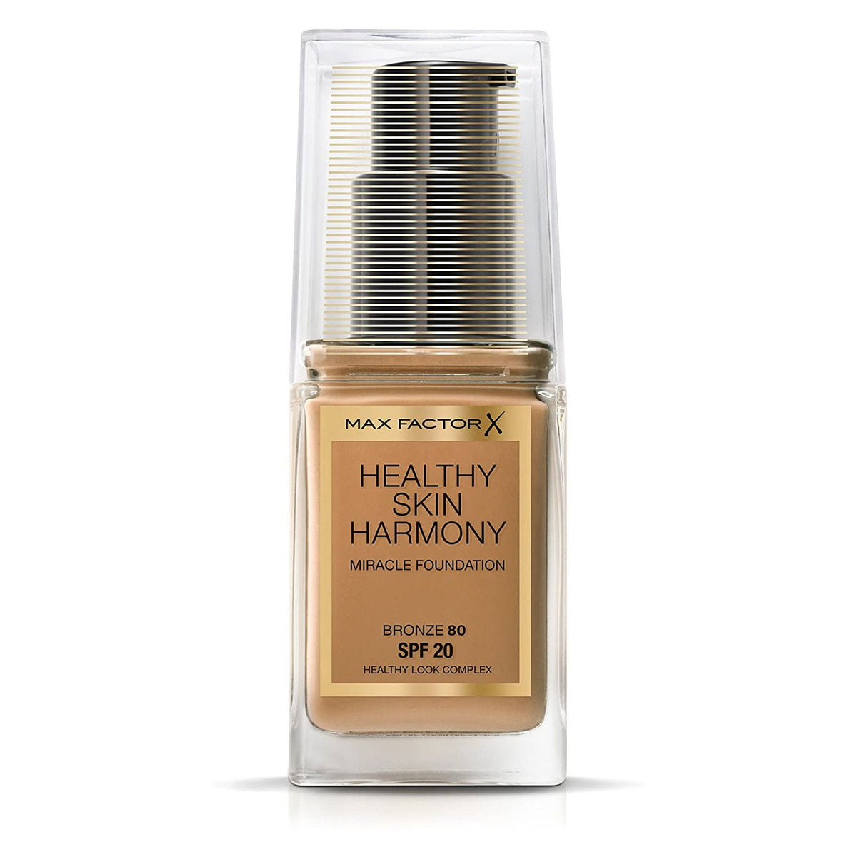 Max Factor, Healthy Skin Harmony, Flüssige Grundierung, 80, Bronze, SPF 20, 30 ml