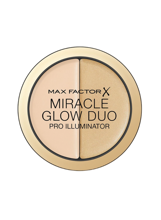 Max Factor Max Factor, Miracle Glow Duo, Erleuchtend, Highlighter-Puder, 10, Licht, 11 g Regular