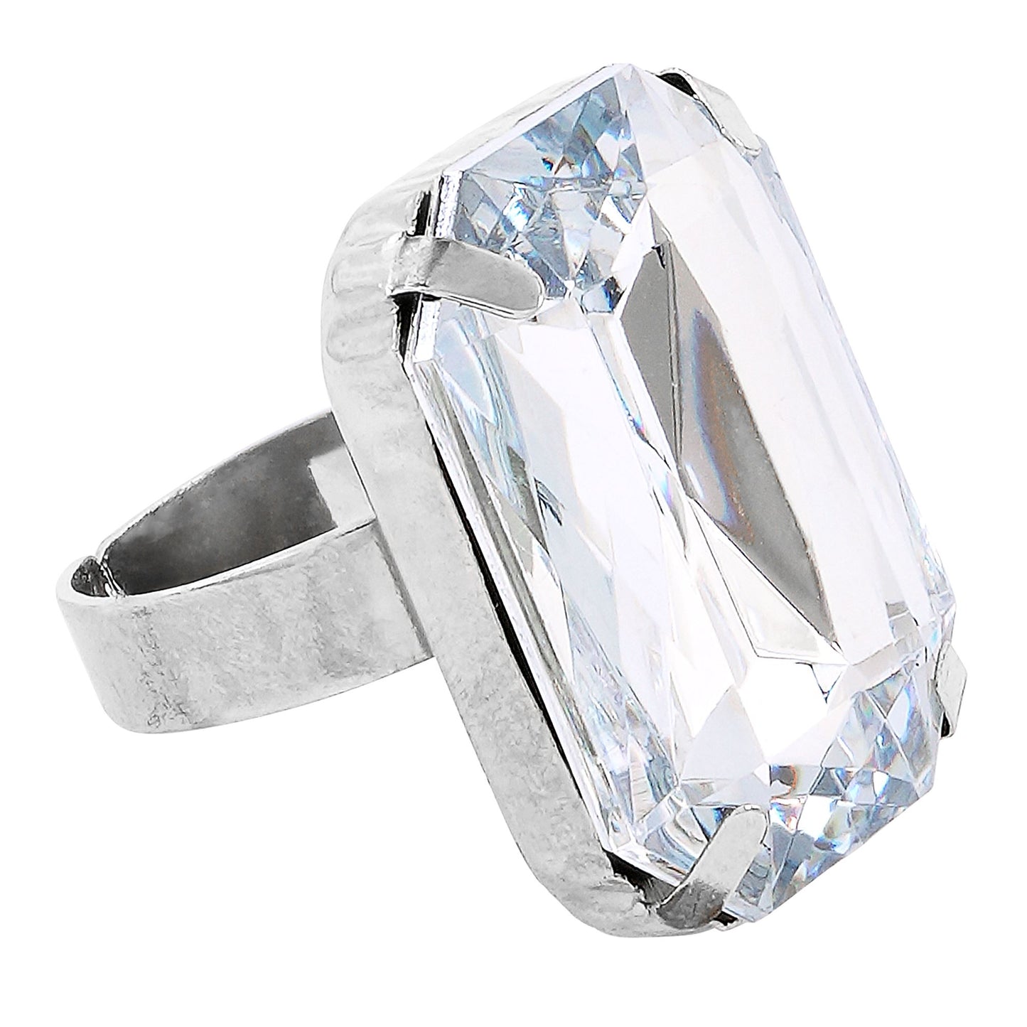 "MAXI DIAMANTENRING" – Vorderansicht