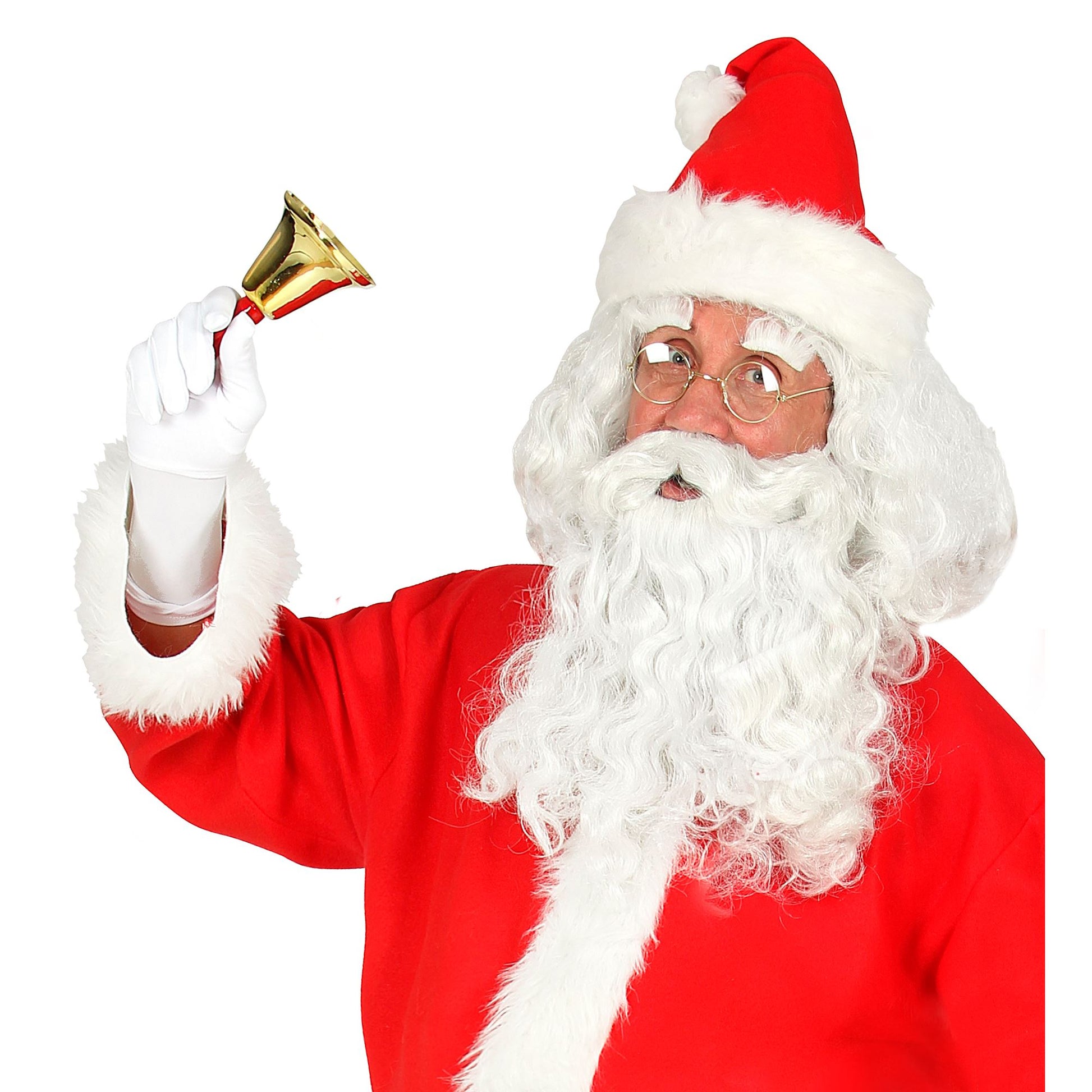 "MAXI WEIHNACHTSMANN GLOCKE" aus Messing 20 cm – Ansicht 3