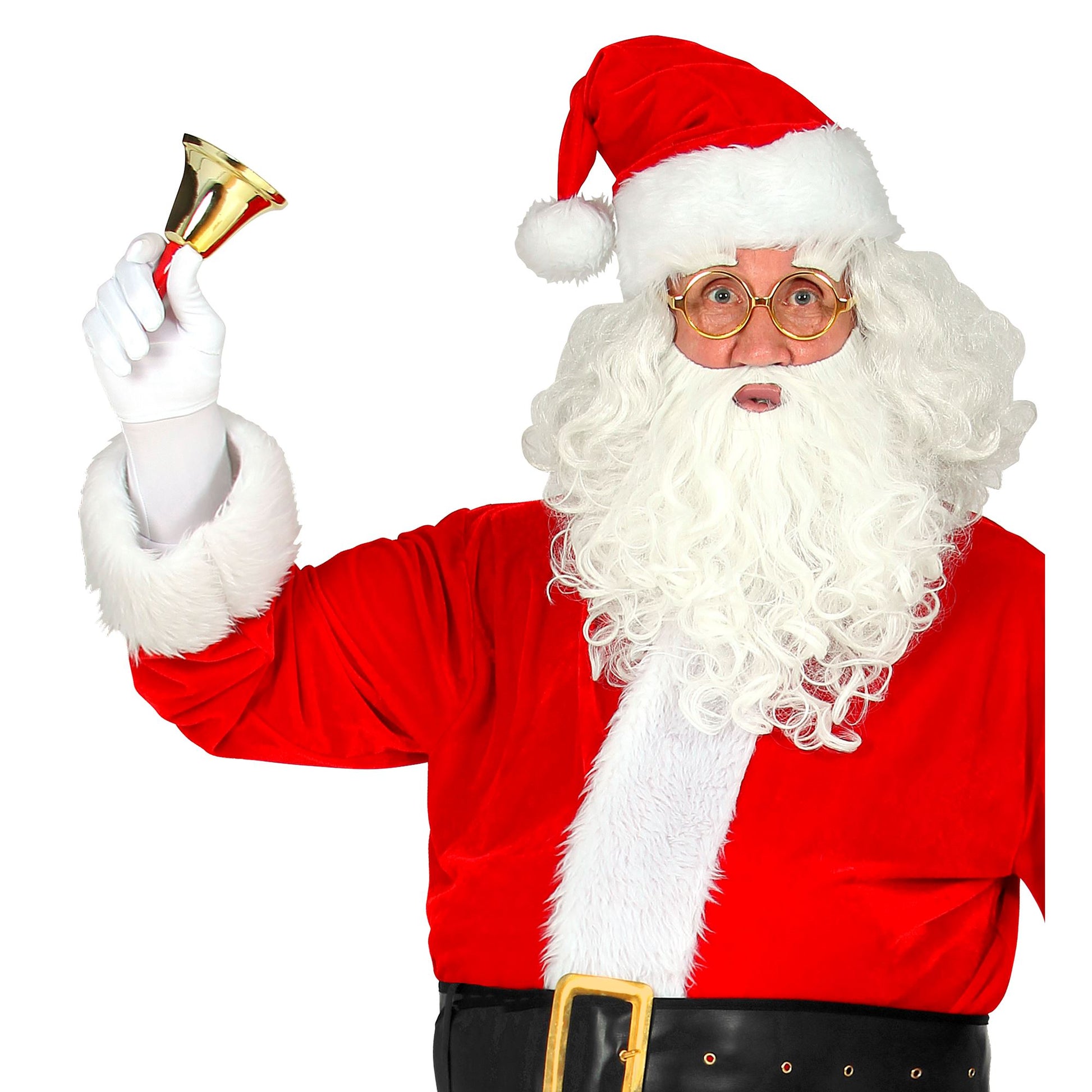 "MAXI WEIHNACHTSMANN GLOCKE" aus Messing 20 cm – Ansicht 4
