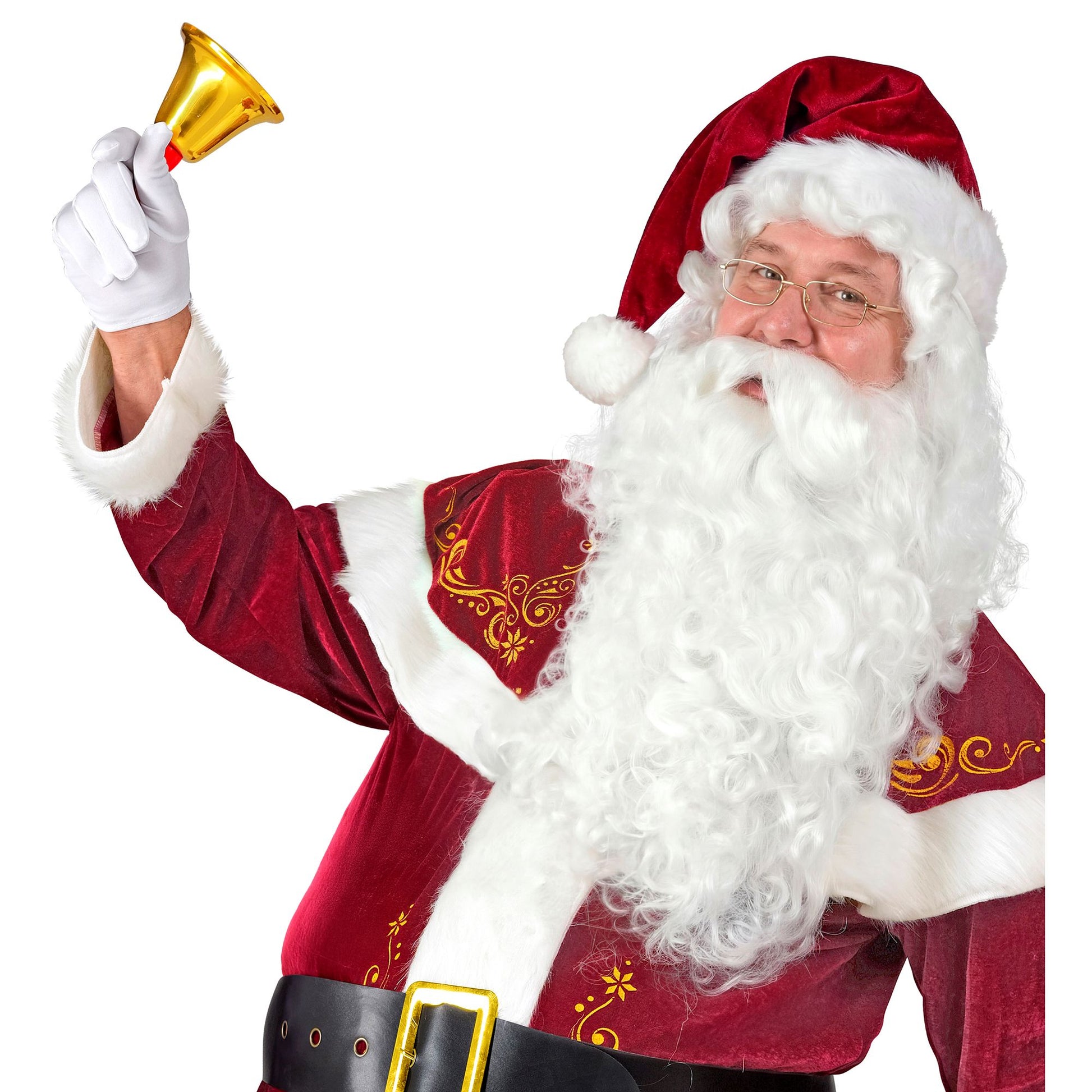 "MAXI WEIHNACHTSMANN GLOCKE" aus Messing 20 cm – Ansicht 6