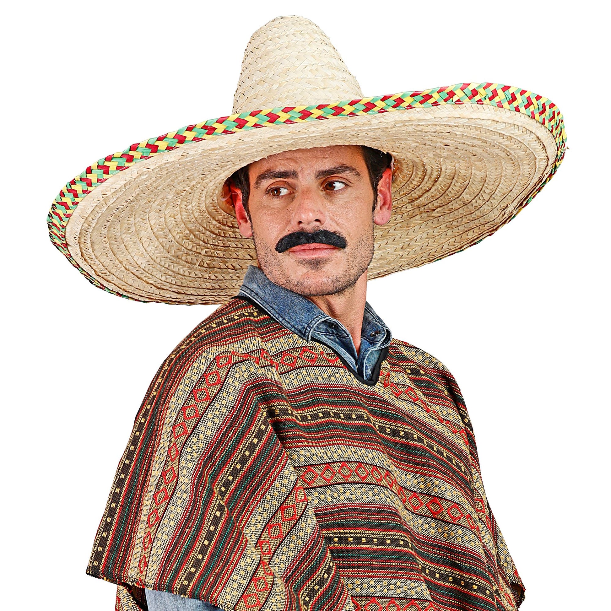 "MAXISOMBRERO MIT DEKORATIONEN" 65cm – Ansicht 3