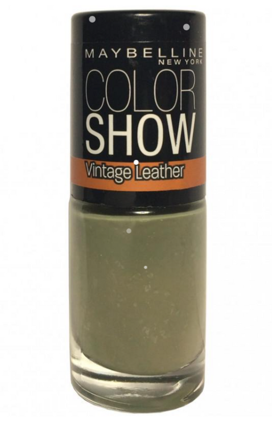 Maybelline Maybelline, Color Show Vintage Leather, Nagellack, Nr. 208, Salbei Grundgrün, 7 ml Regular
