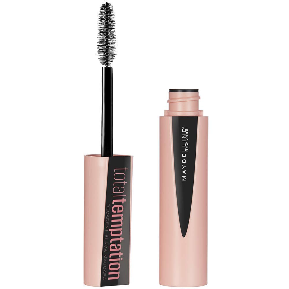 Maybelline, Total Temptation, Volumen, Wimperntusche, Dekadentes Schwarz, 8.6 ml