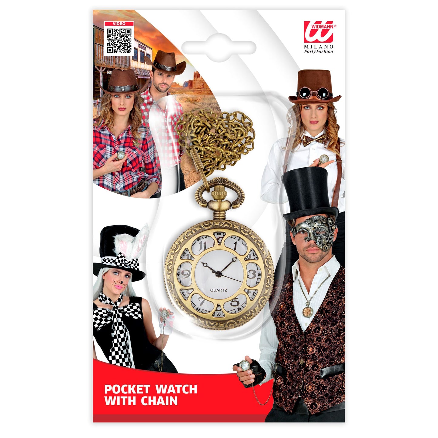 "MECHANISCHE TASCHENUHR MIT KETTE" – Ansicht 3