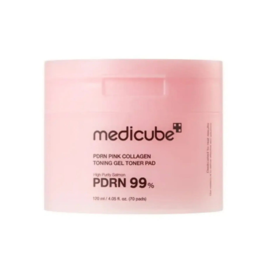 Medicube PDRN Pink Collagen Toning Gel Reinigungspads 70 Stück