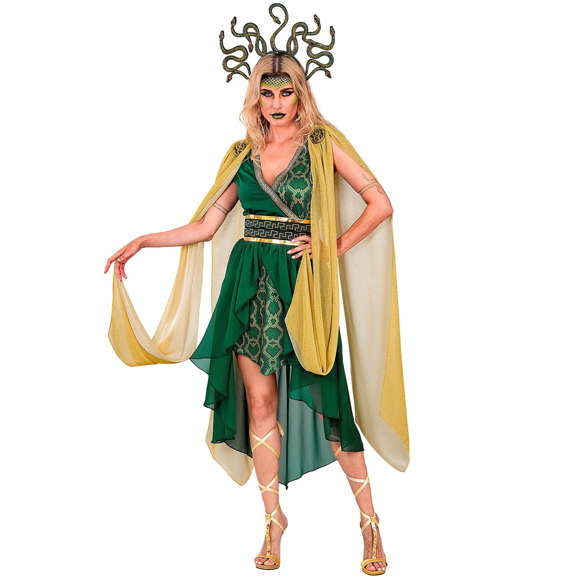 "MEDUSA" (Kleid, Gürtel, Brosche, Haarreif) – Ansicht 3