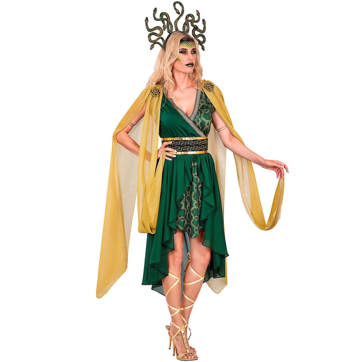 "MEDUSA" (Kleid, Gürtel, Brosche, Haarreif) – Ansicht 4