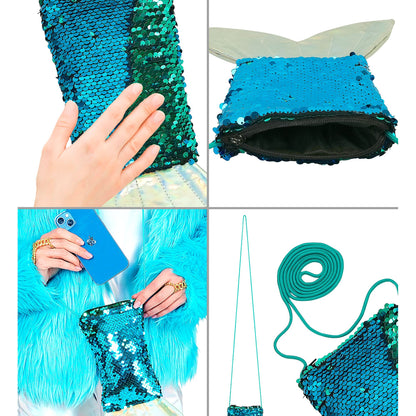 "MEERJUNGFRAUEN TASCHE MIT PAILLETTEN" – Ansicht 3