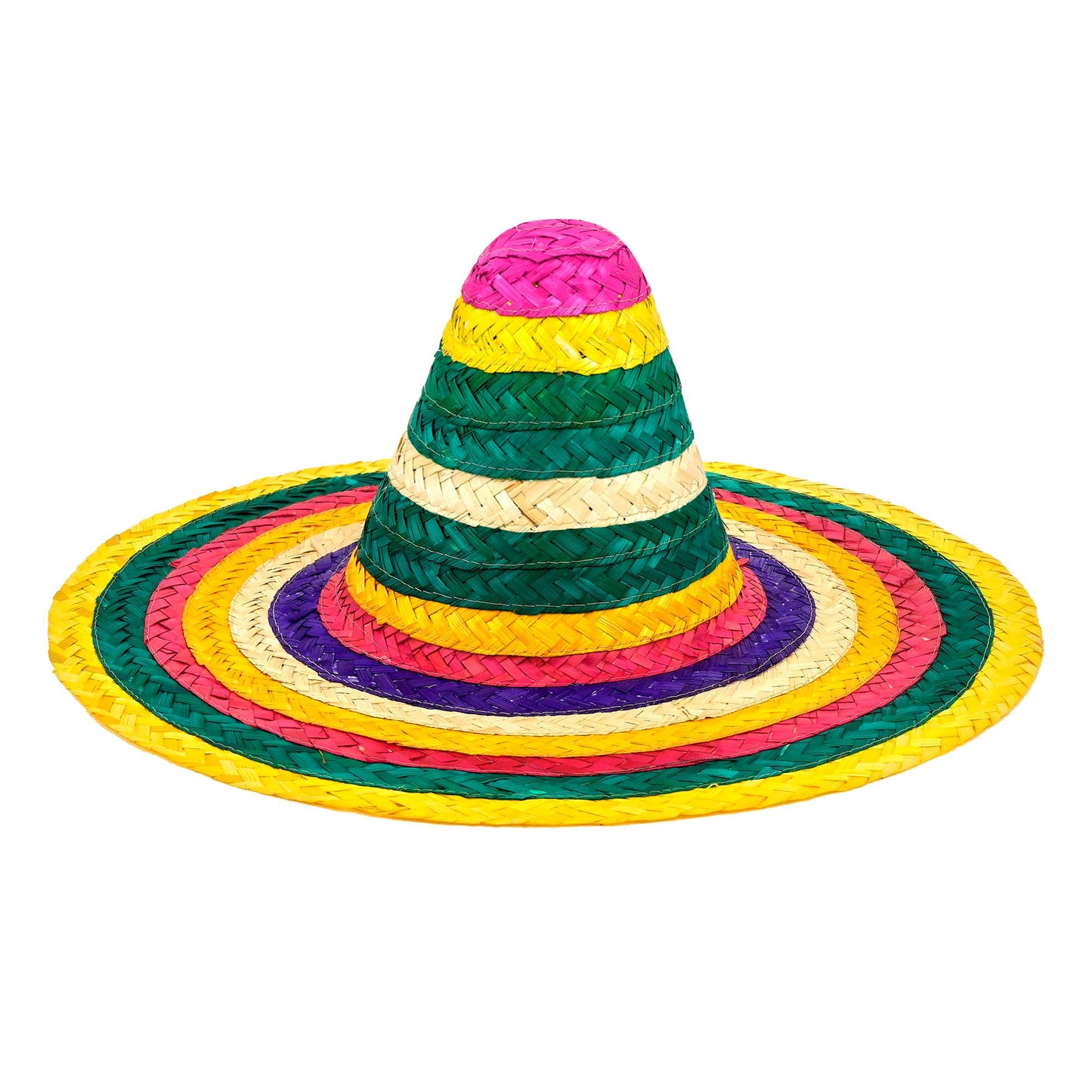 "MEHRFARBIGER SOMBRERO" 50 cm – Vorderansicht