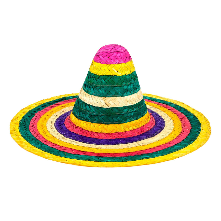 "MEHRFARBIGER SOMBRERO" 50 cm – Vorderansicht