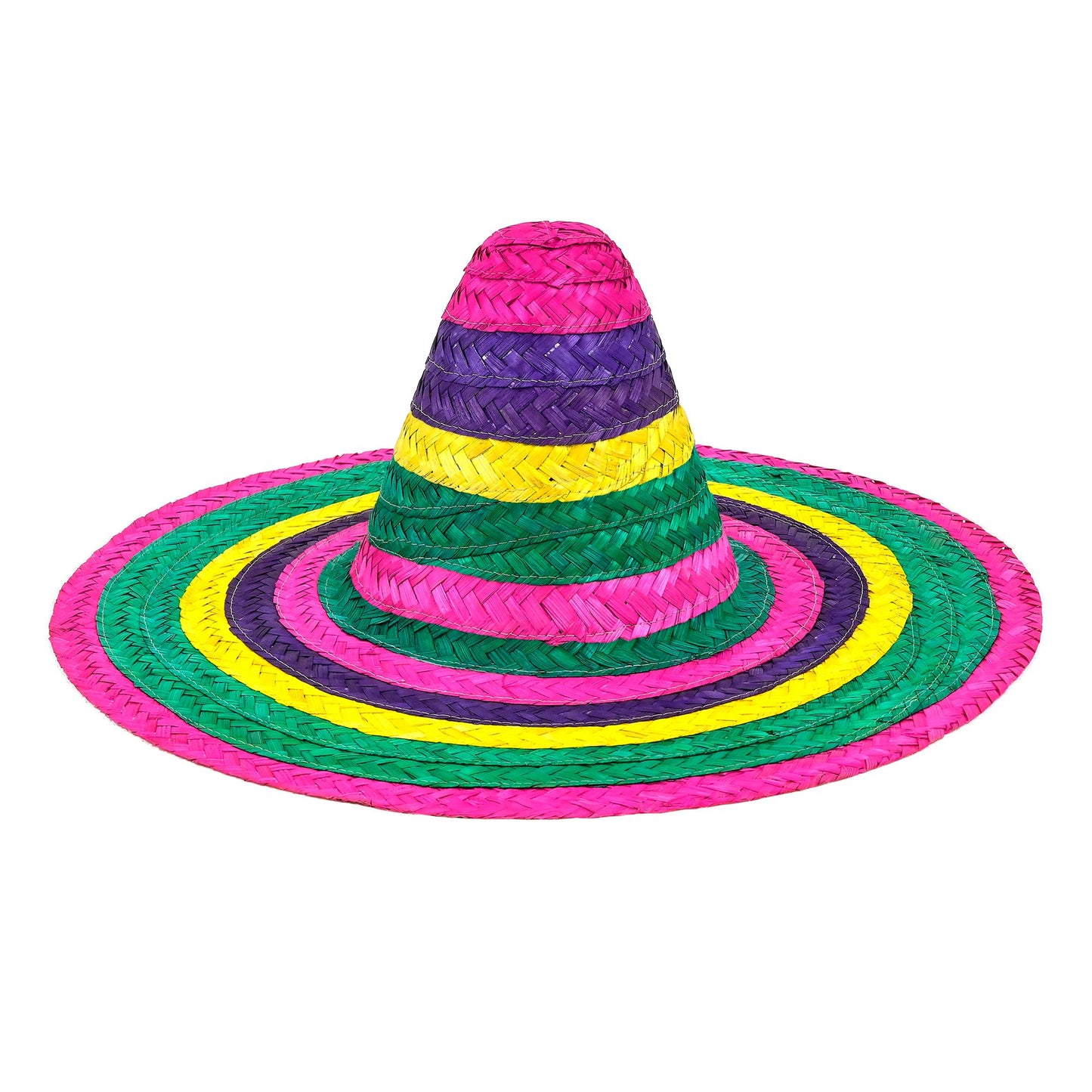 "MEHRFARBIGER SOMBRERO" 50 cm – Vorderansicht