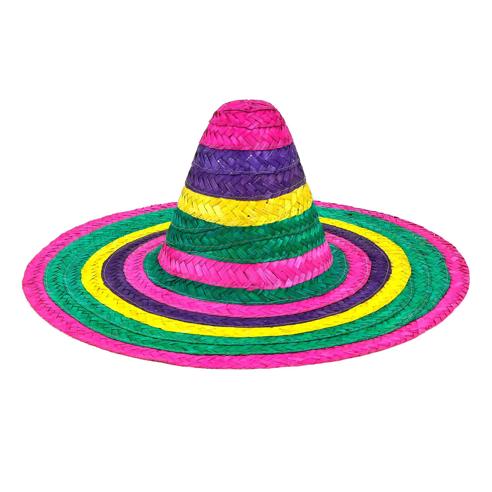 "MEHRFARBIGER SOMBRERO" 50 cm – Vorderansicht