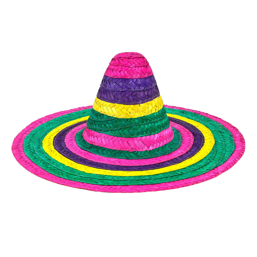 "MEHRFARBIGER SOMBRERO" 50 cm – Vorderansicht