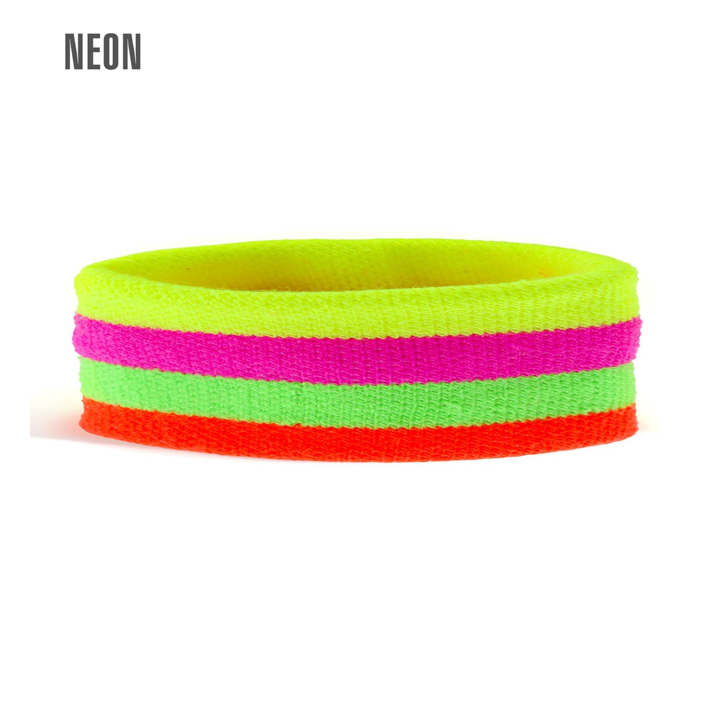 "MEHRFARBIGES NEON STIRNBAND" – Vorderansicht