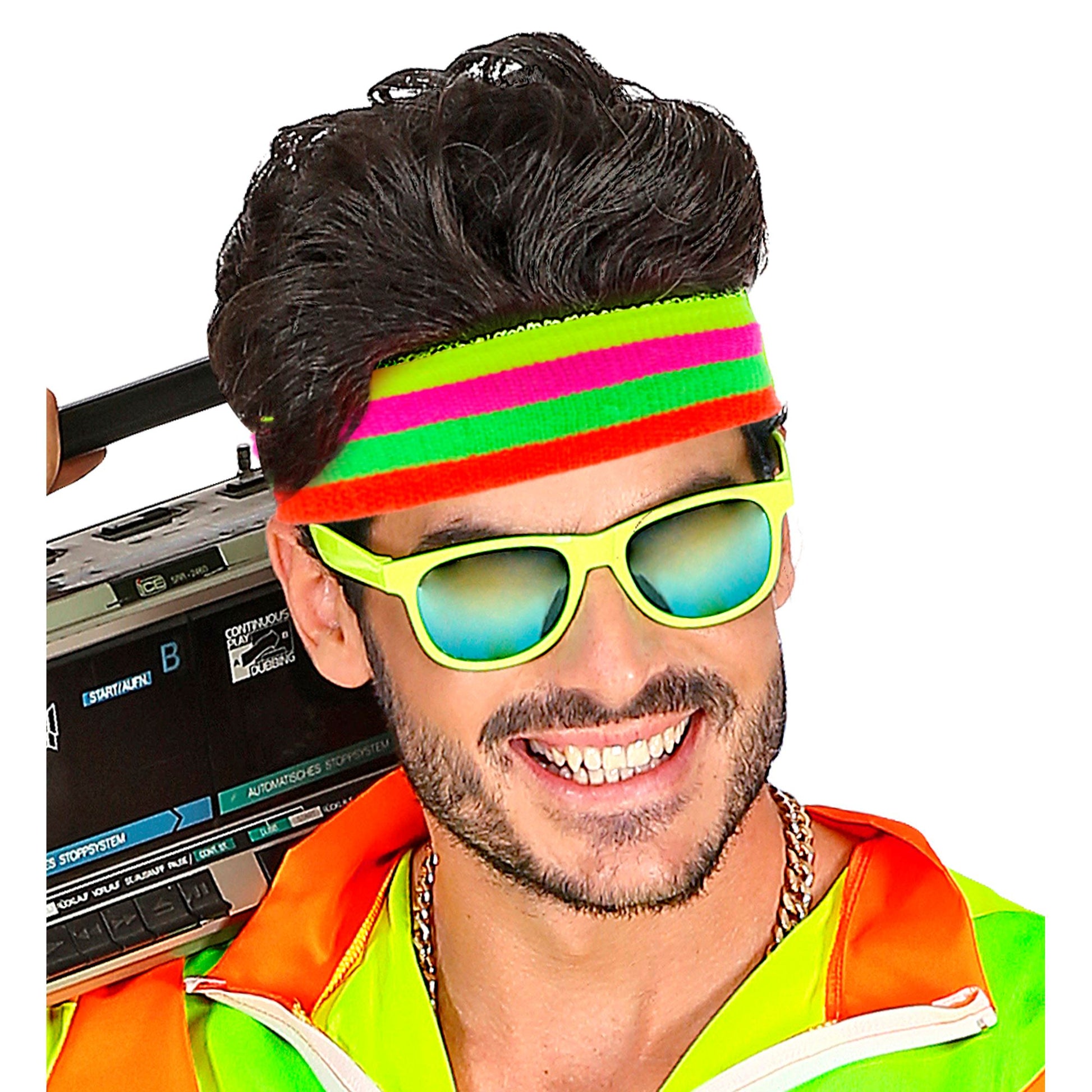 "MEHRFARBIGES NEON STIRNBAND" – Ansicht 4
