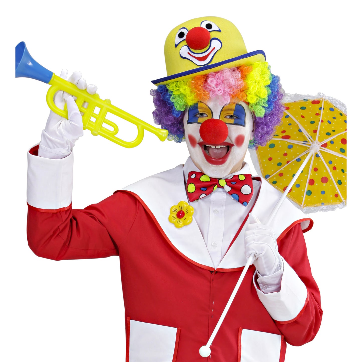 "MELONE CLOWN" aus Filz - rosa und gelb sortiert – Ansicht 4