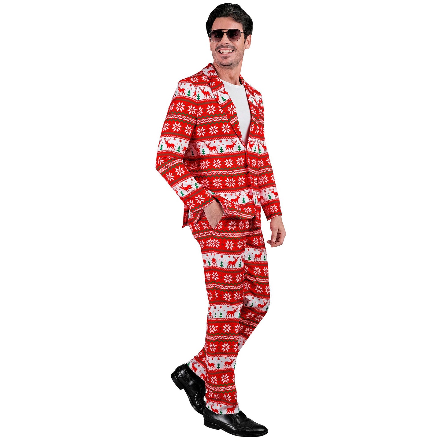 "MERRY CHRISTMAS PARTY FASHION ANZUG" (Jackett, Hose) – Ansicht 3