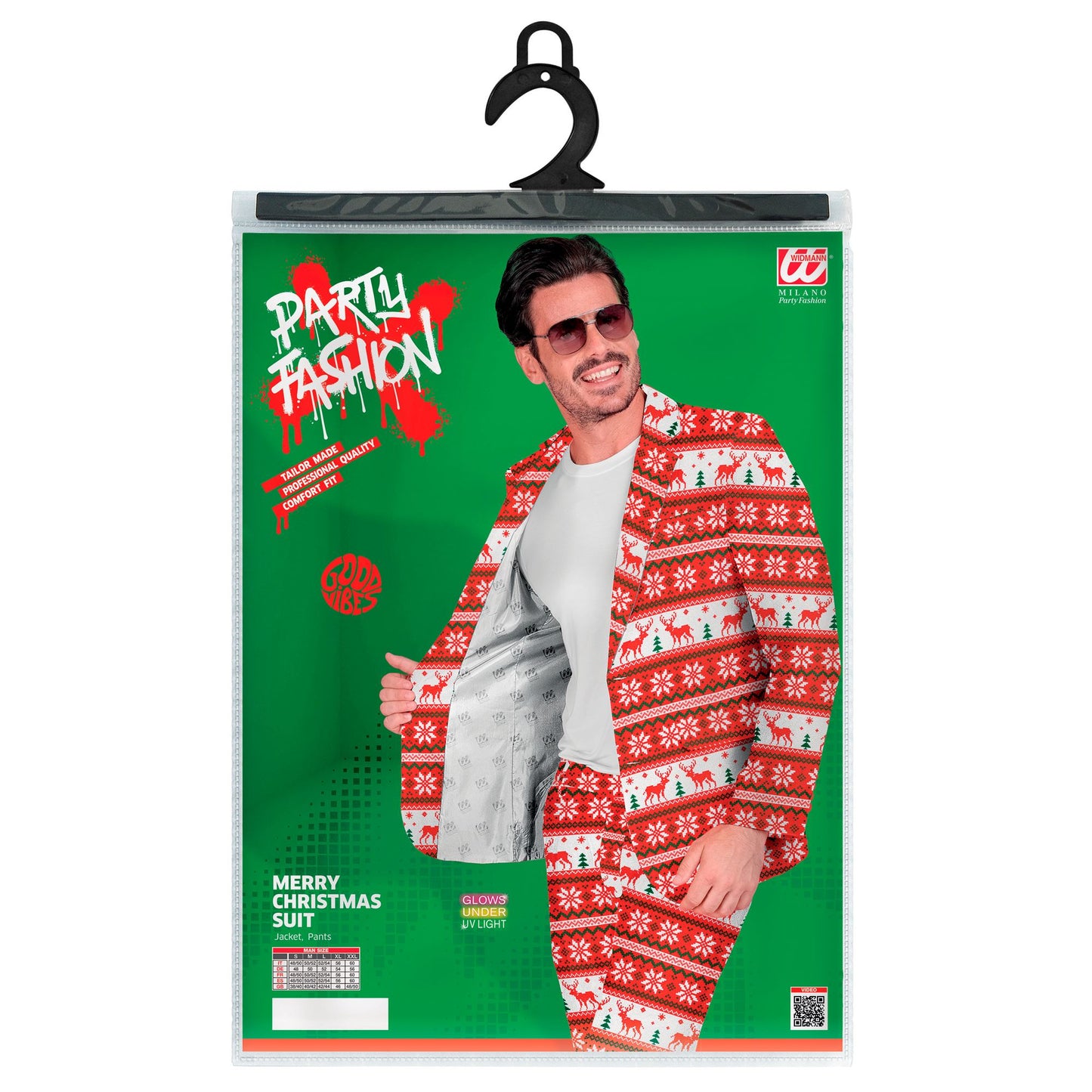 "MERRY CHRISTMAS PARTY FASHION ANZUG" (Jackett, Hose) – Ansicht 5