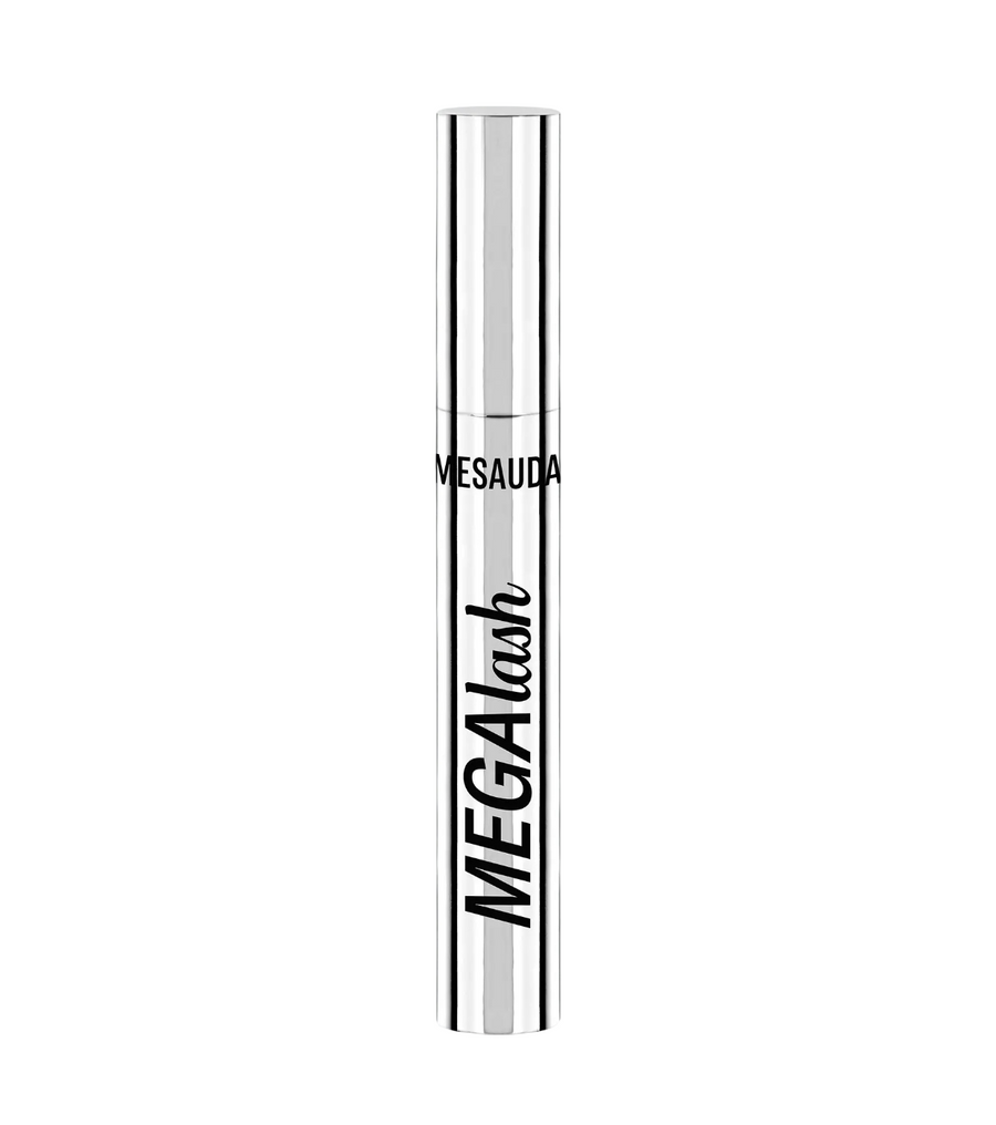 Mesauda, Mega Lash Metallizato, Volumisierend, Wimperntusche, Schwarz, 14 ml