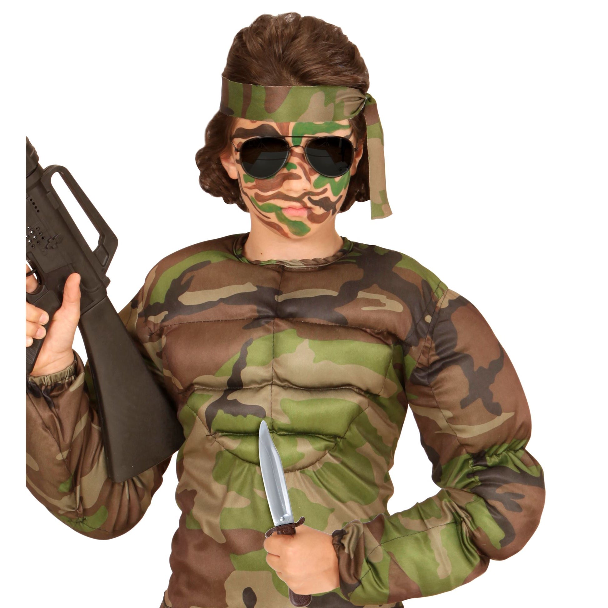 "MESSER MIT CAMOUFLAGE SCHEIDE" - 28 cm – Ansicht 4