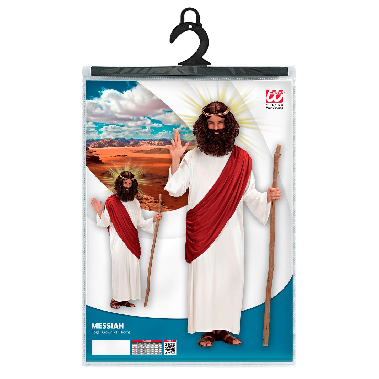 "MESSIAS" (Tunika, Toga, Dornenkrone) – Ansicht 4