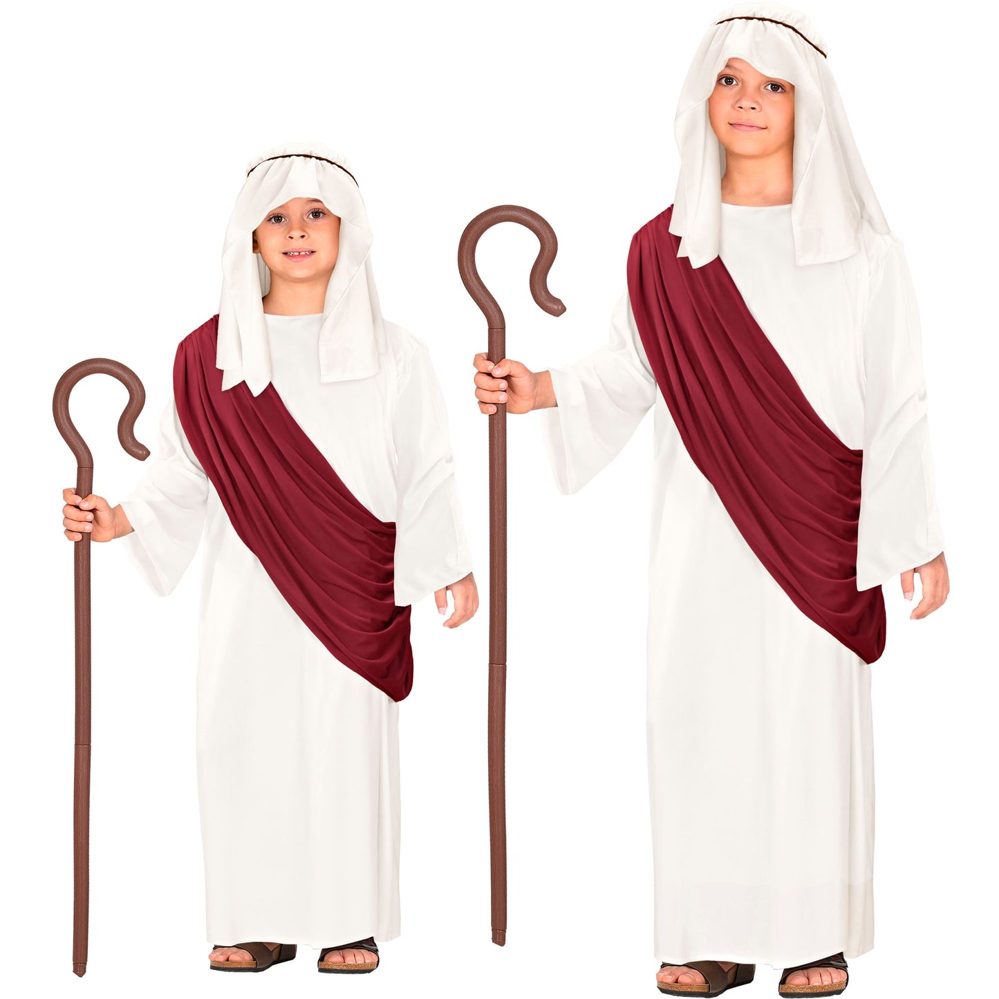 "MESSIAS" (Tunika, Toga, Kopfbedeckung) – Vorderansicht