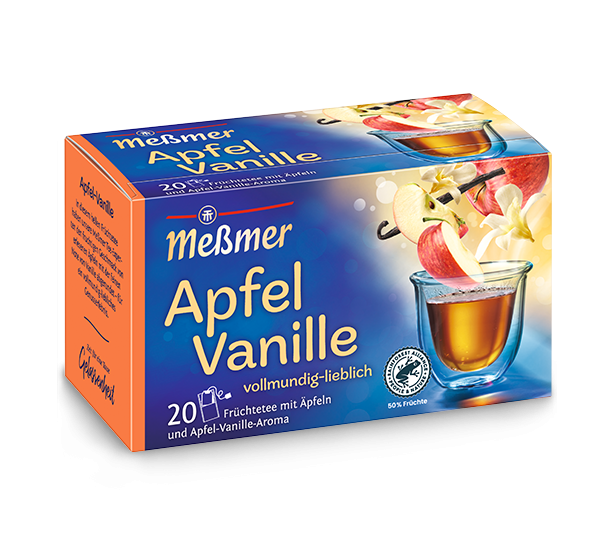 Messmer Apfel Vanille Tee 20er Packung