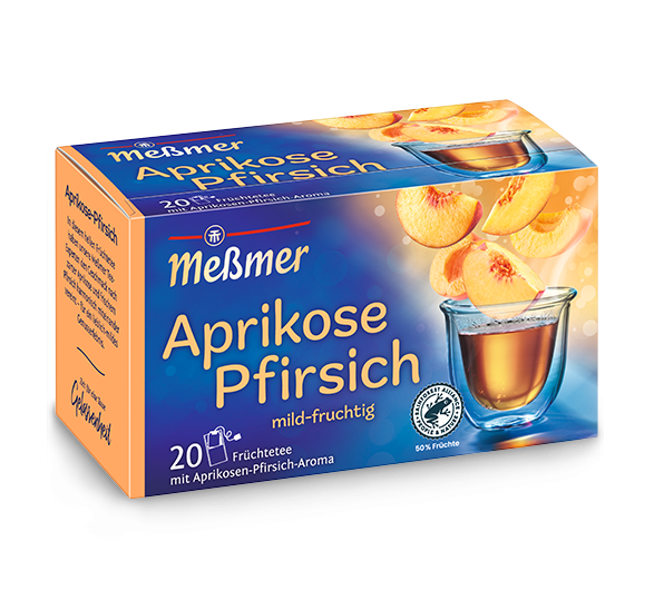 Messmer Aprikose Pfirsich 20er Früchtetee - Candyshop.ch