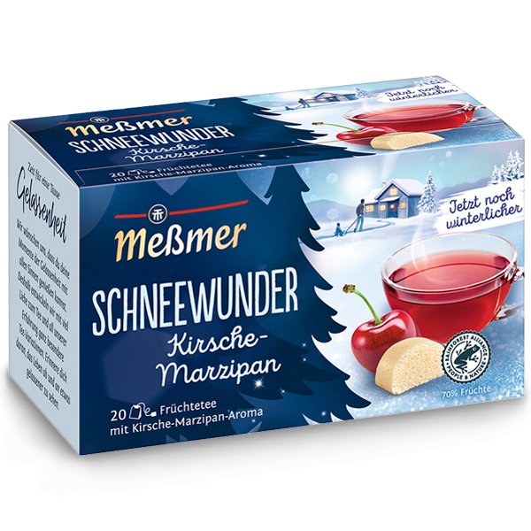 Messmer Schneewunder Kirsche Marzipan Tee 20er