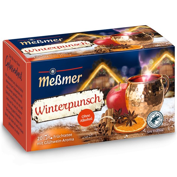 Messmer Winterpunsch Tee 20er Packung Teebeutel