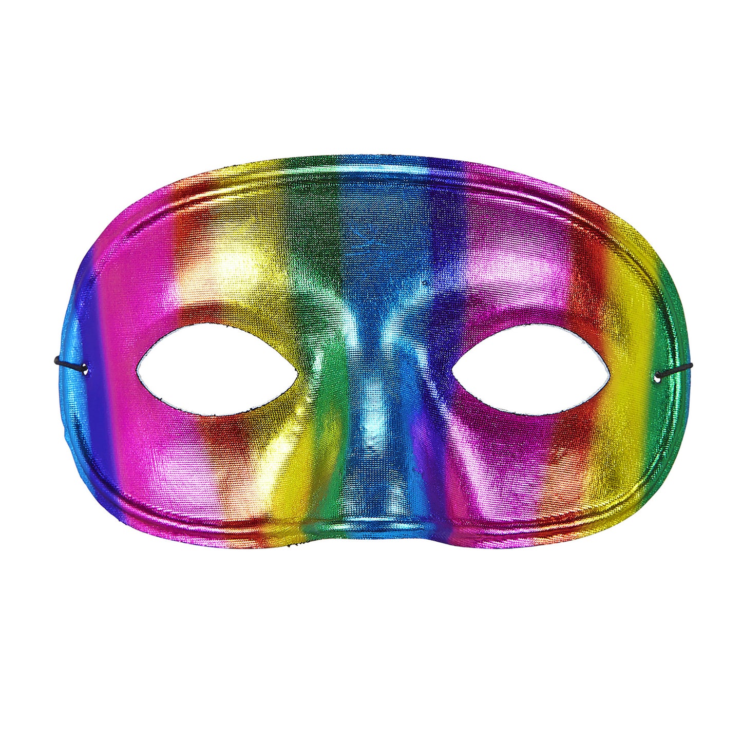 "METALLFARBENE AUGENMASKE REGENBOGENPARADE" – Vorderansicht