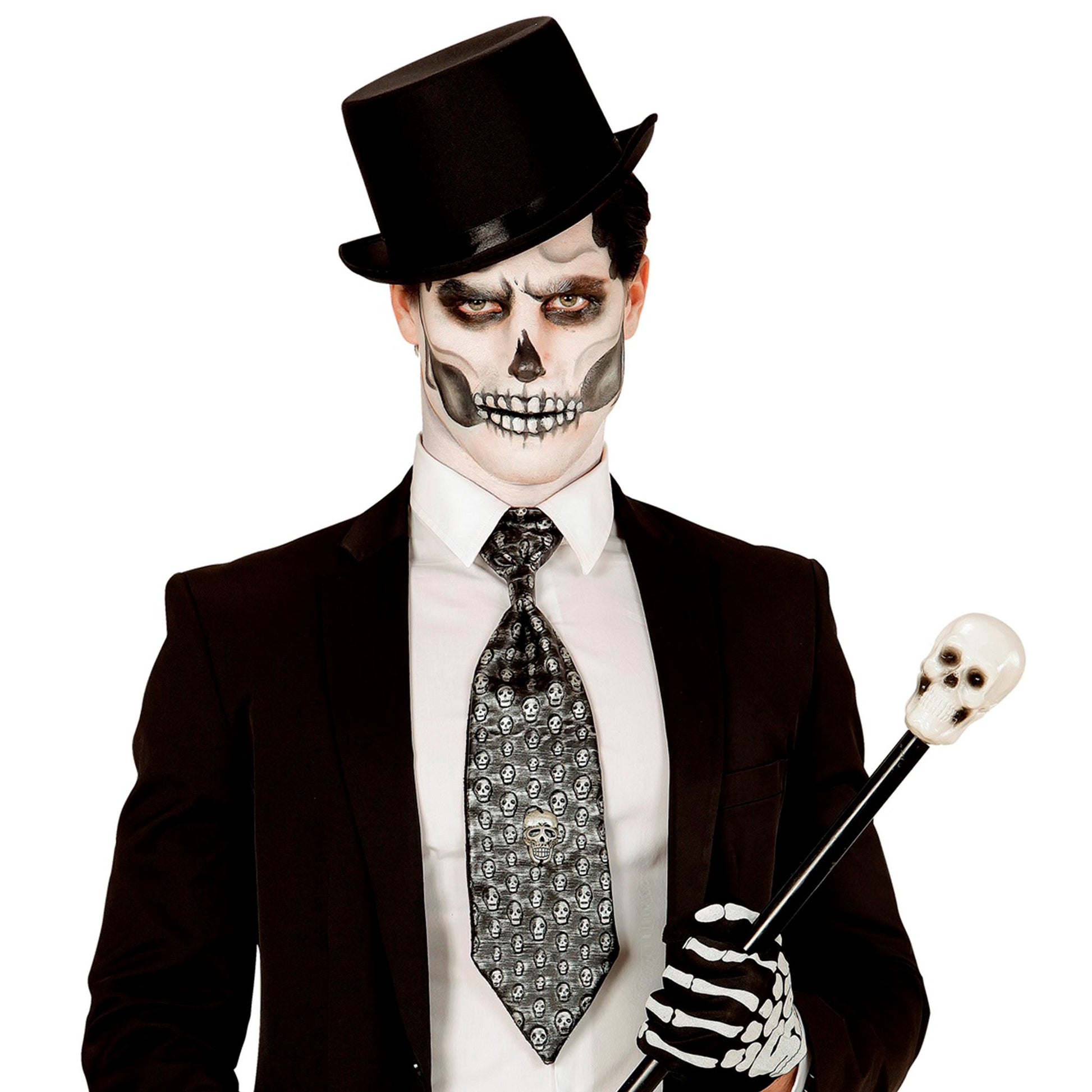 "METALLISCHE TOTENKOPFKRAWATTE" – Ansicht 3