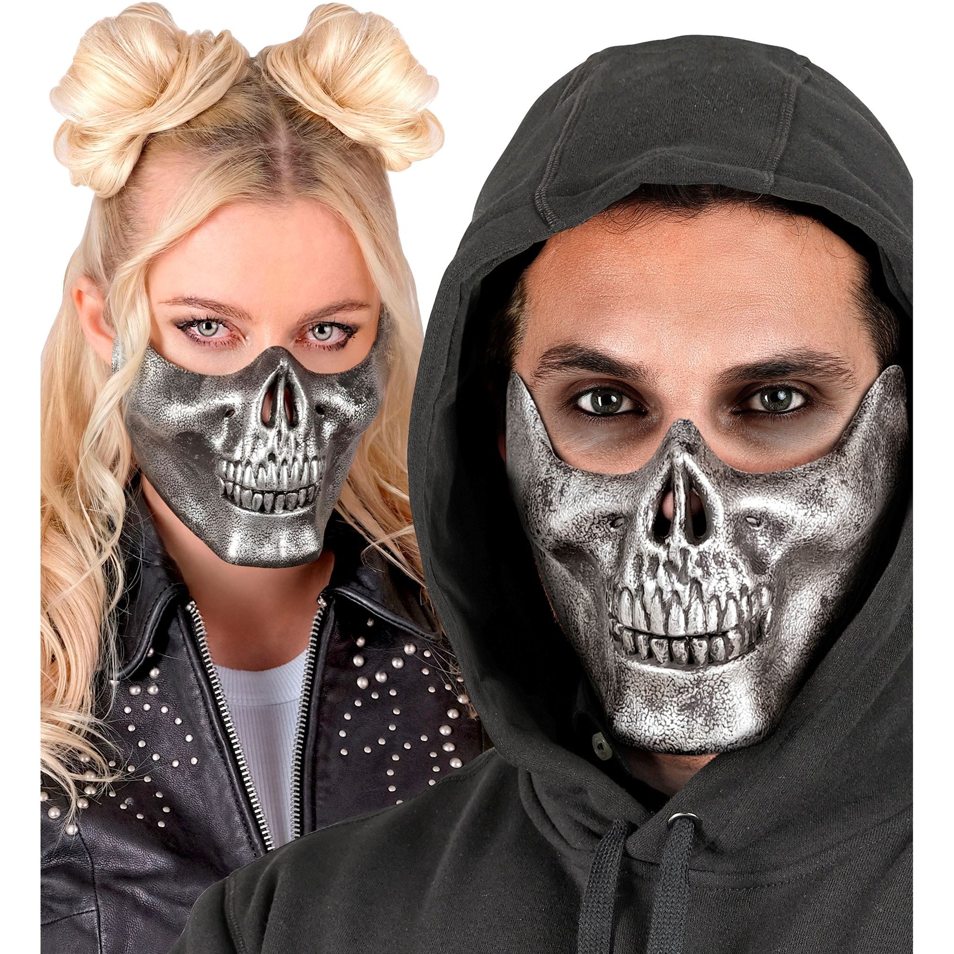 "METALLOPTIK KINNMASKE SKELETT" – Ansicht 3