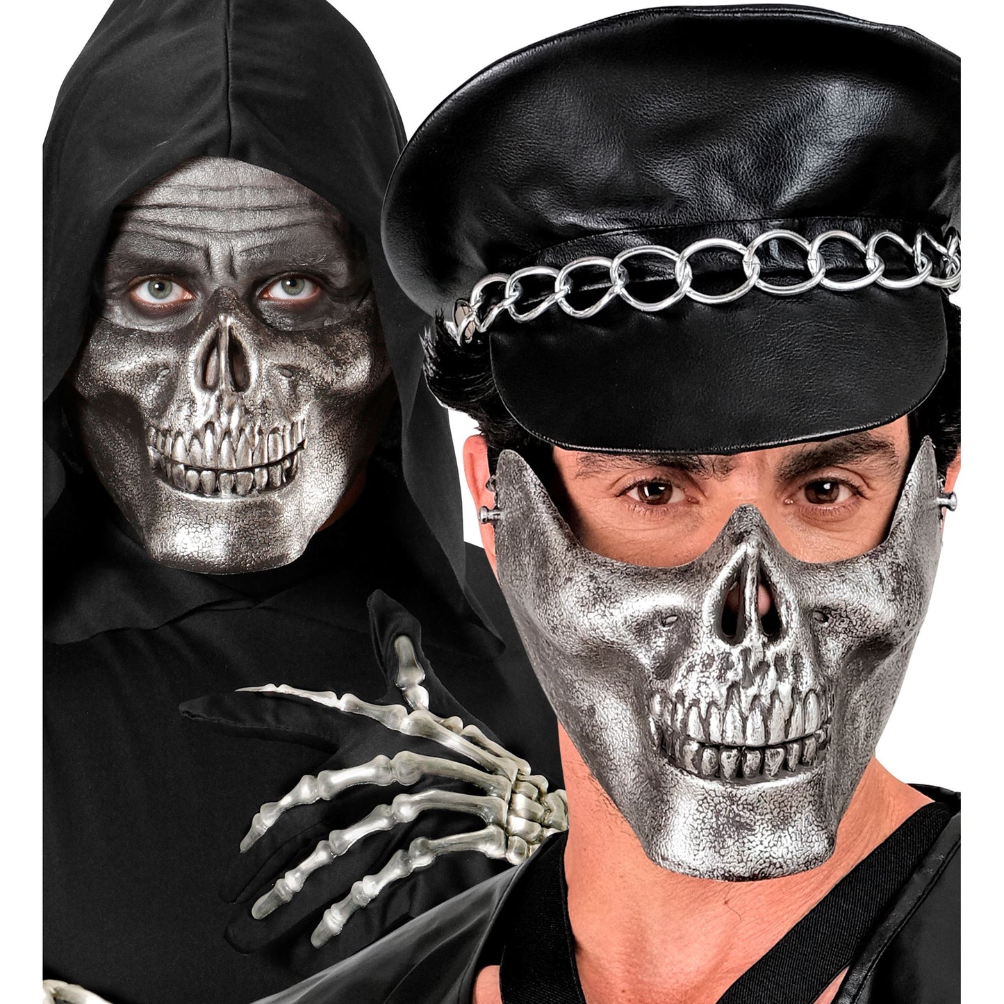 "METALLOPTIK KINNMASKE SKELETT" – Ansicht 4