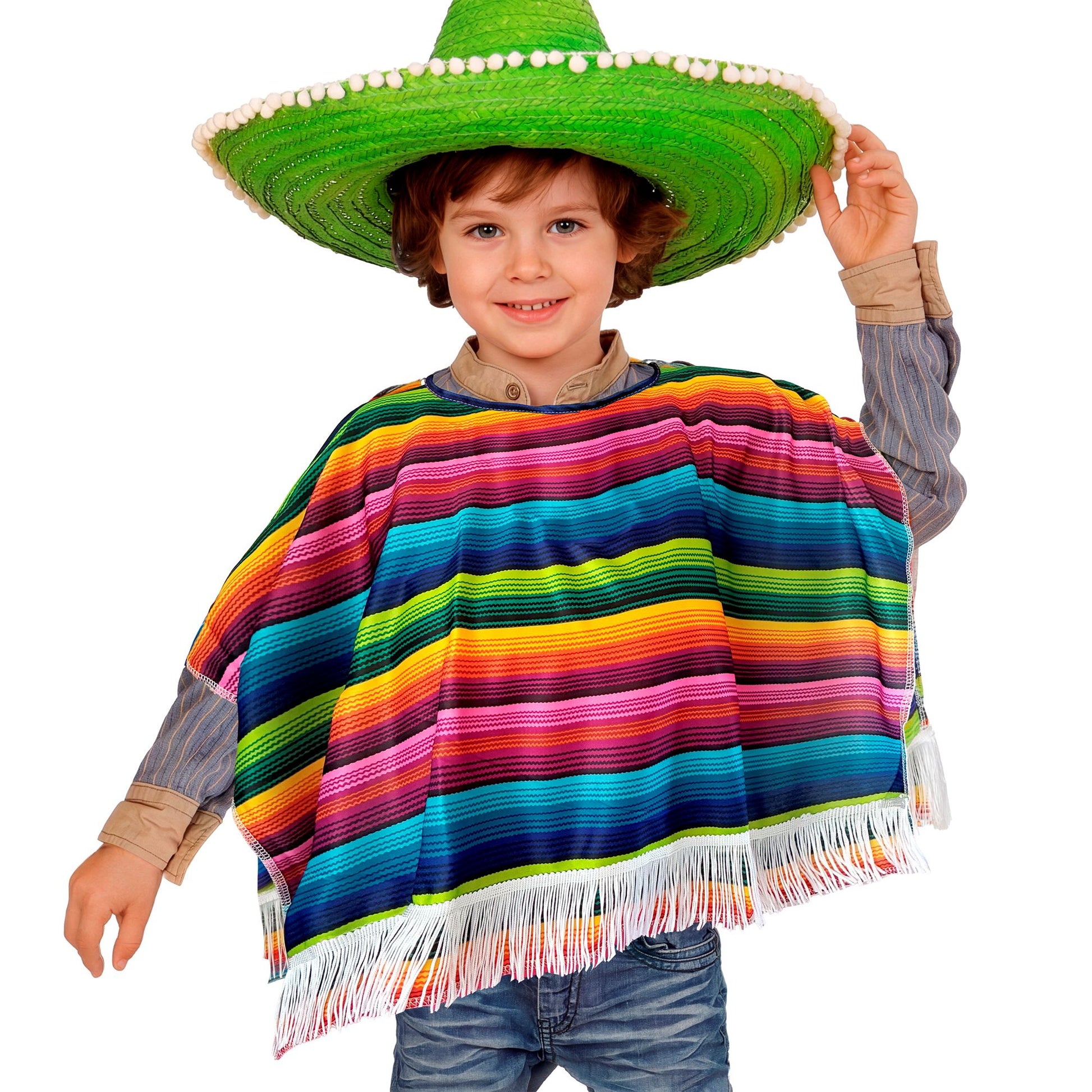 "MEXIKANER" (Poncho) – Vorderansicht
