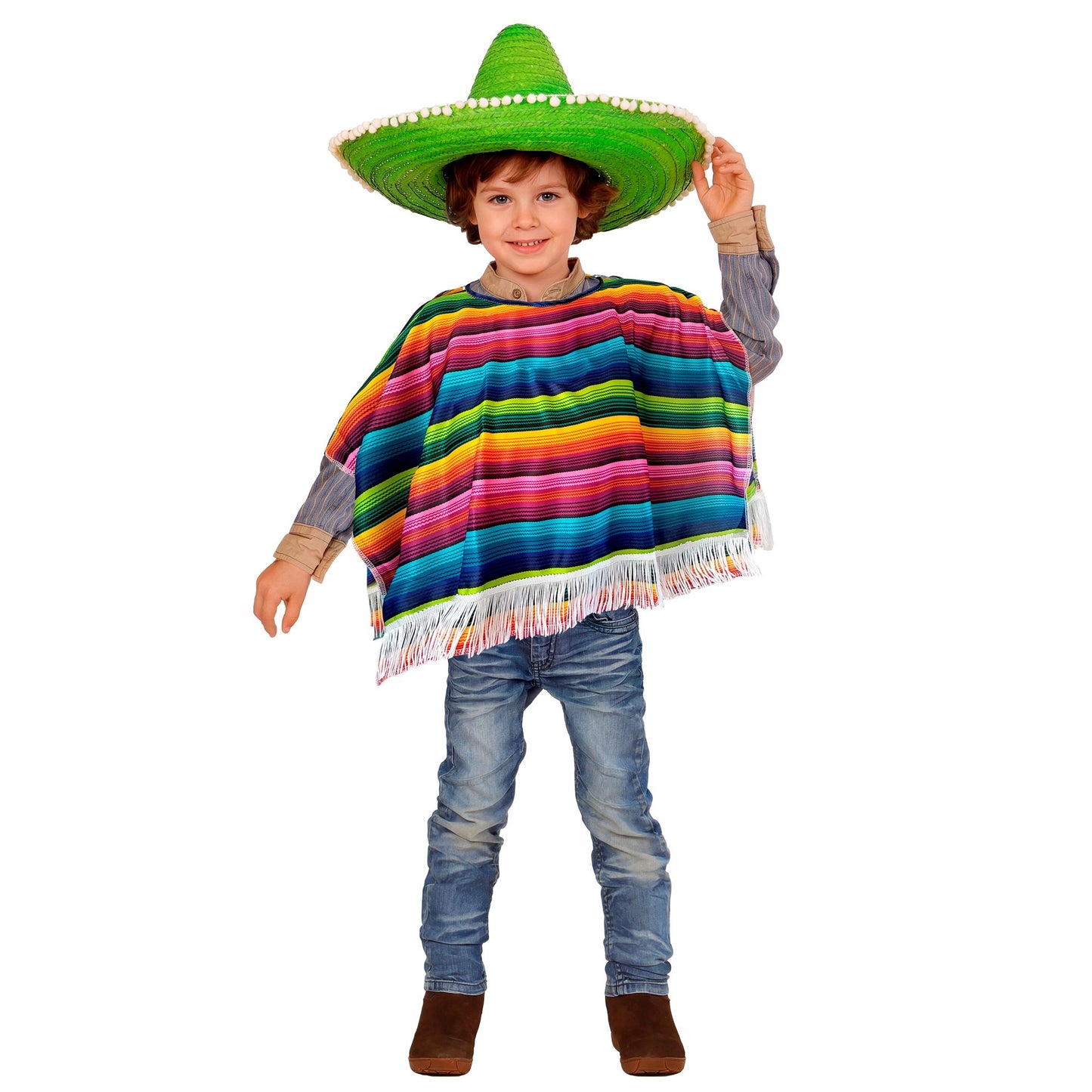 "MEXIKANER" (Poncho) – Detailansicht