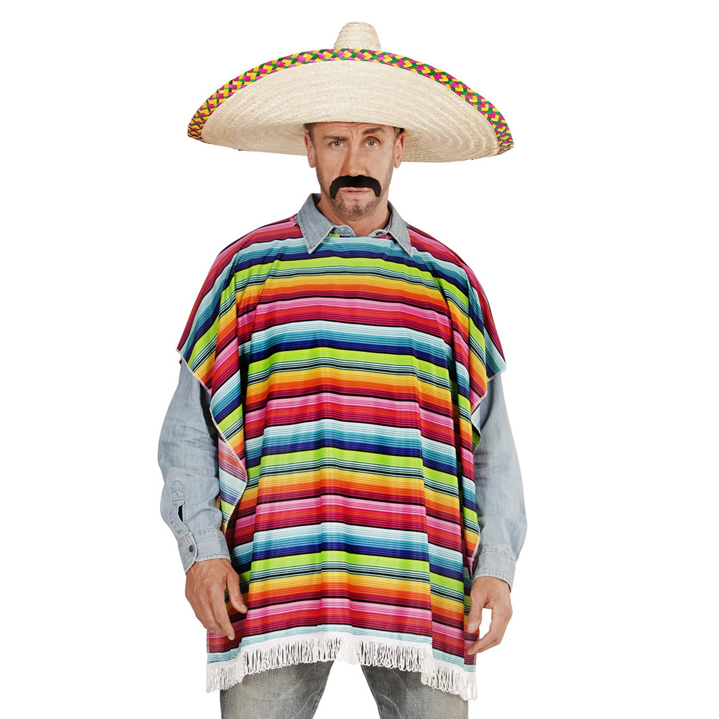 "MEXIKANER" (Poncho) – Vorderansicht