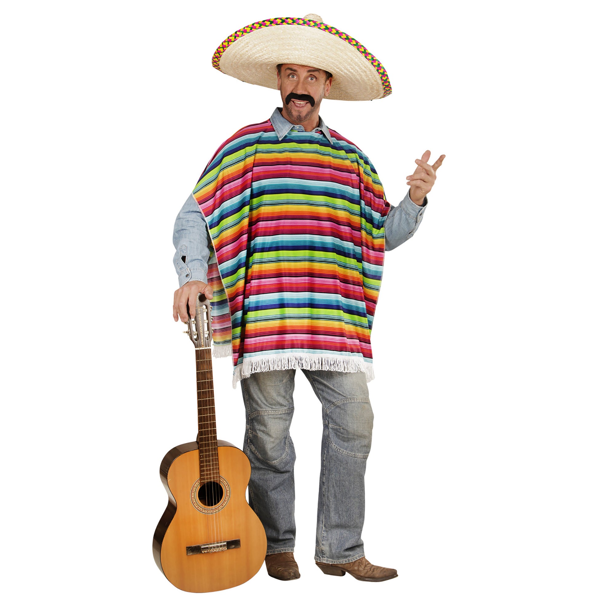 "MEXIKANER" (Poncho) – Detailansicht