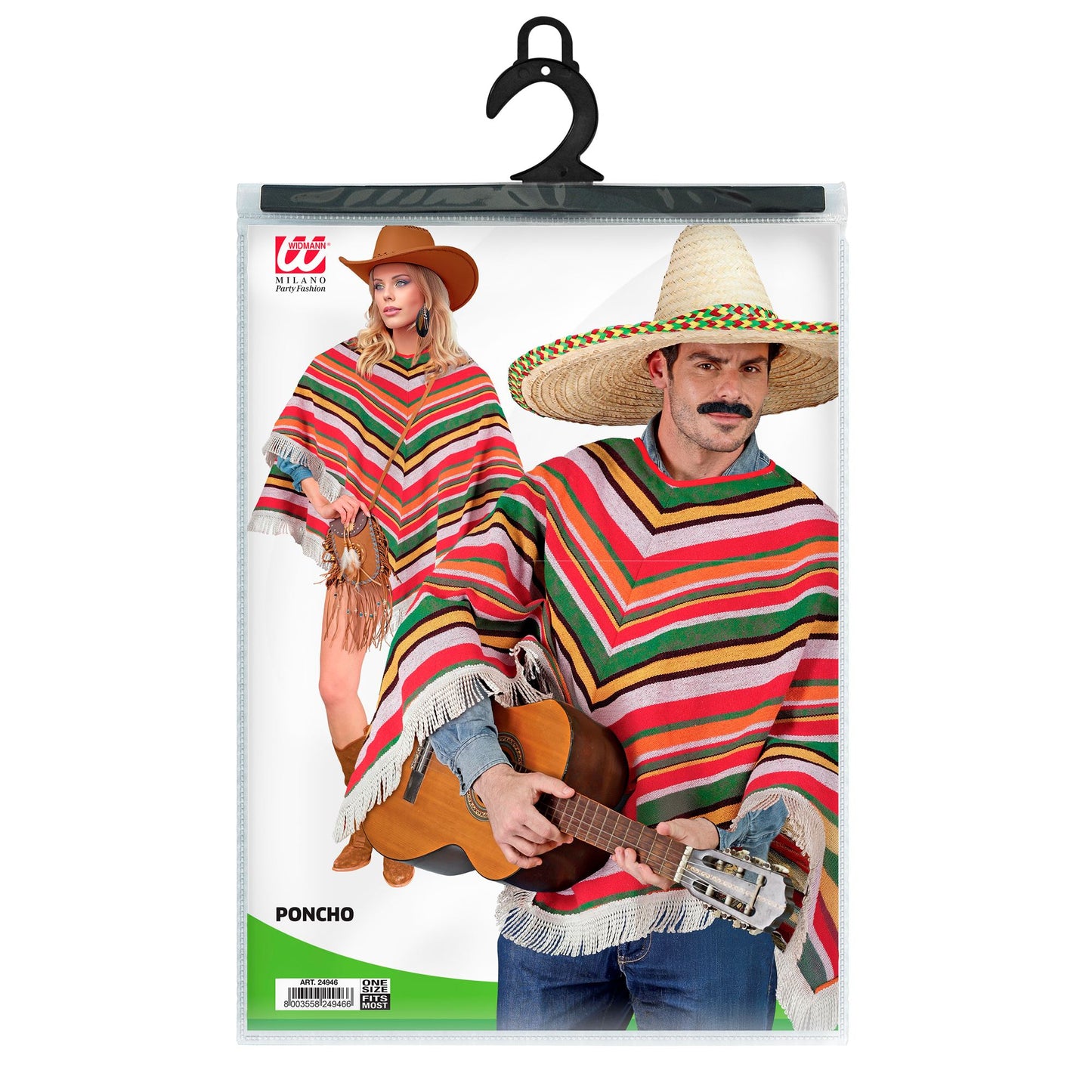 "MEXIKANISCHER PONCHO" aus Canvas Baumwolle – Ansicht 4