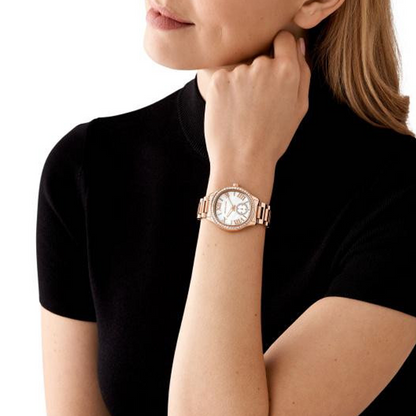 MICHAEL KORS MK4806 Only Time Armbanduhr 38 mm Gold ansicht-3