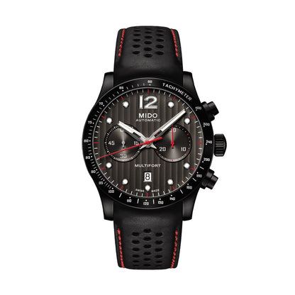 MIDO MULTIFORT CHRONOGRAPH M0256273606100 Chronograph Armbanduhr 44 mm Schwarz ansicht-2