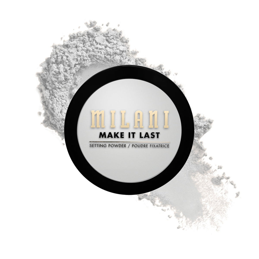 Milani Milani, Make It Last, Mattierendes Fixieren, Kompaktpuder und Fixierpuder 2-in-1, Durchscheinend, 8 g Regular
